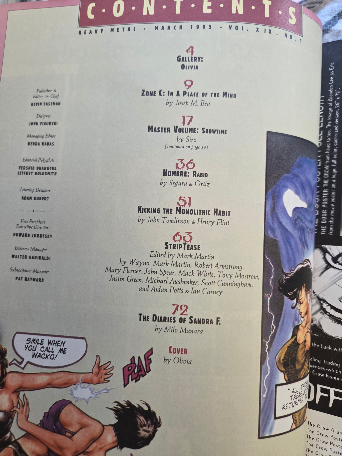 Heavy Metal Magazine - July 1995
