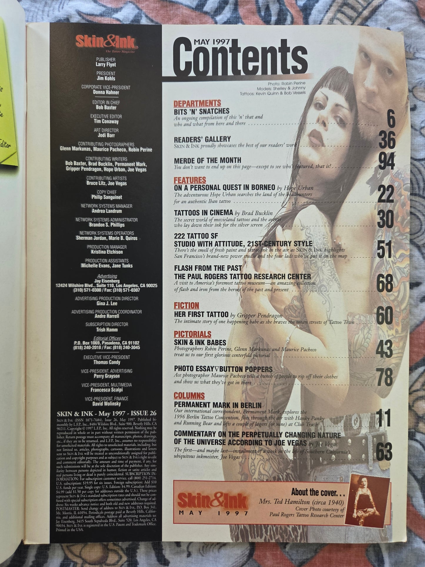 Skin & Ink Magazine - May 1997