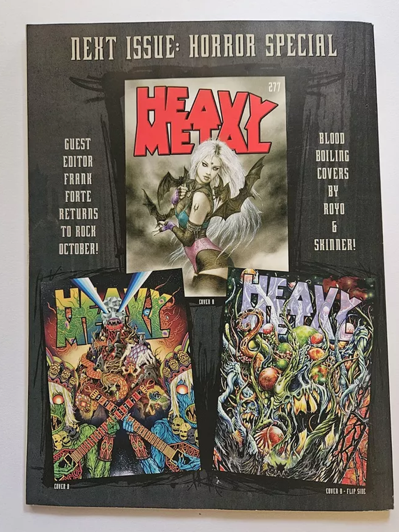 HEAVY METAL MAGAZINE 276 JACK KIRBY September 2015 Cover A