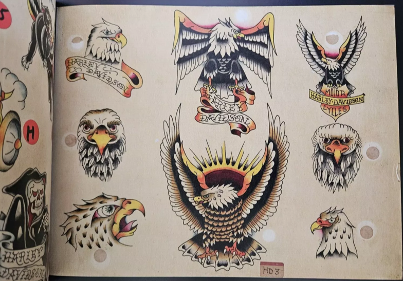 Original Tattoo Flash of John Wesley Harden Outlaw Inkmaster