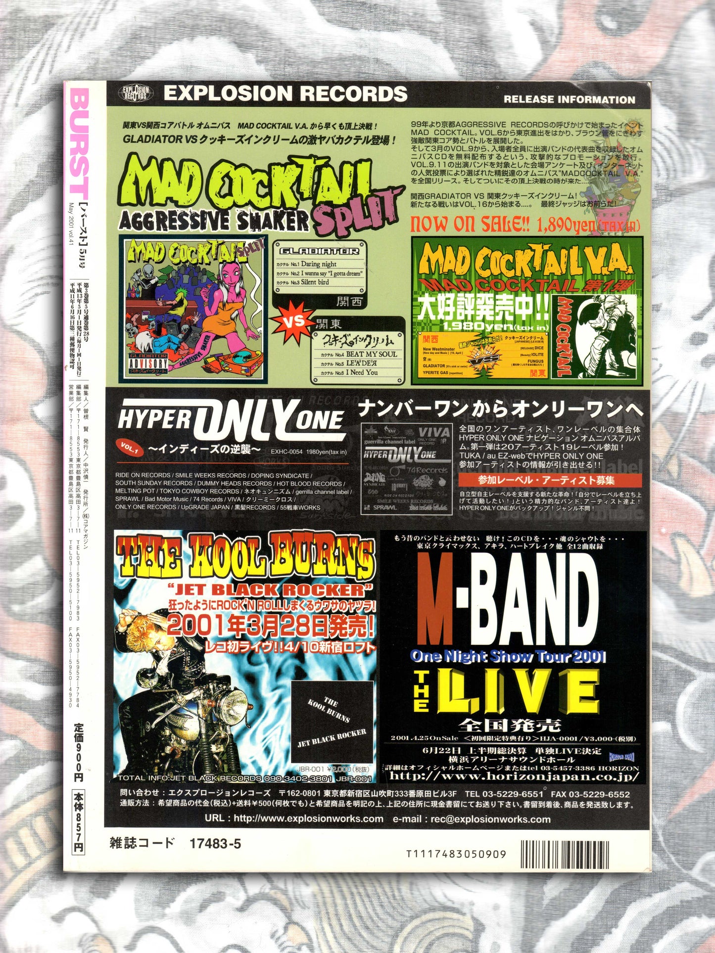 BURST Magazine - May 2001