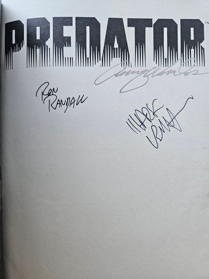 Predator TPB (1990 Dark Horse) 1st Edition Signed x3!