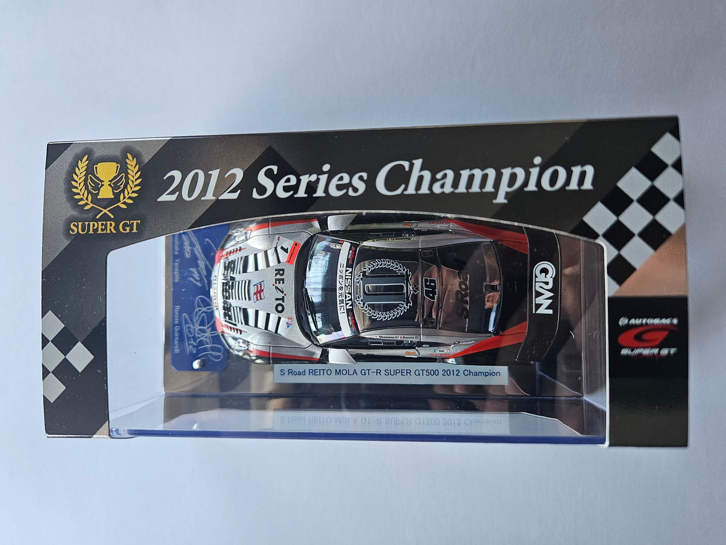 Ebbro 1/43 2012 Champion #1 Reito Mola Nissan Nismo GT-R GT500