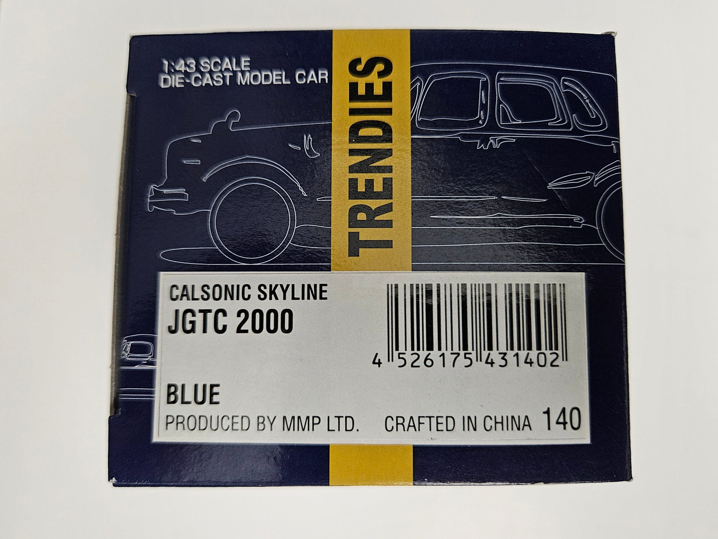 EBBRO 1/43 Nissan CALSONIC SKYLINE GT-R JGTC 2000