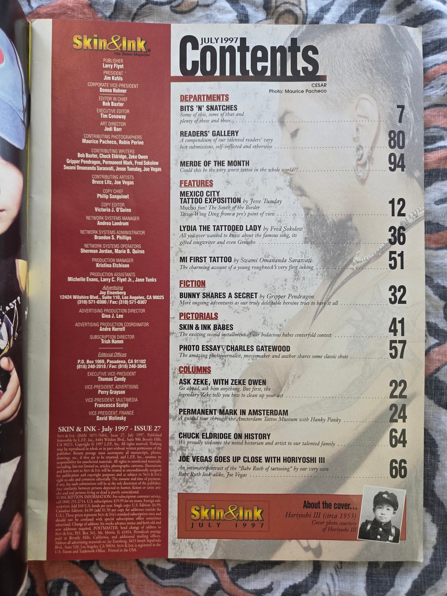 Skin & Ink Magazine - July 1997