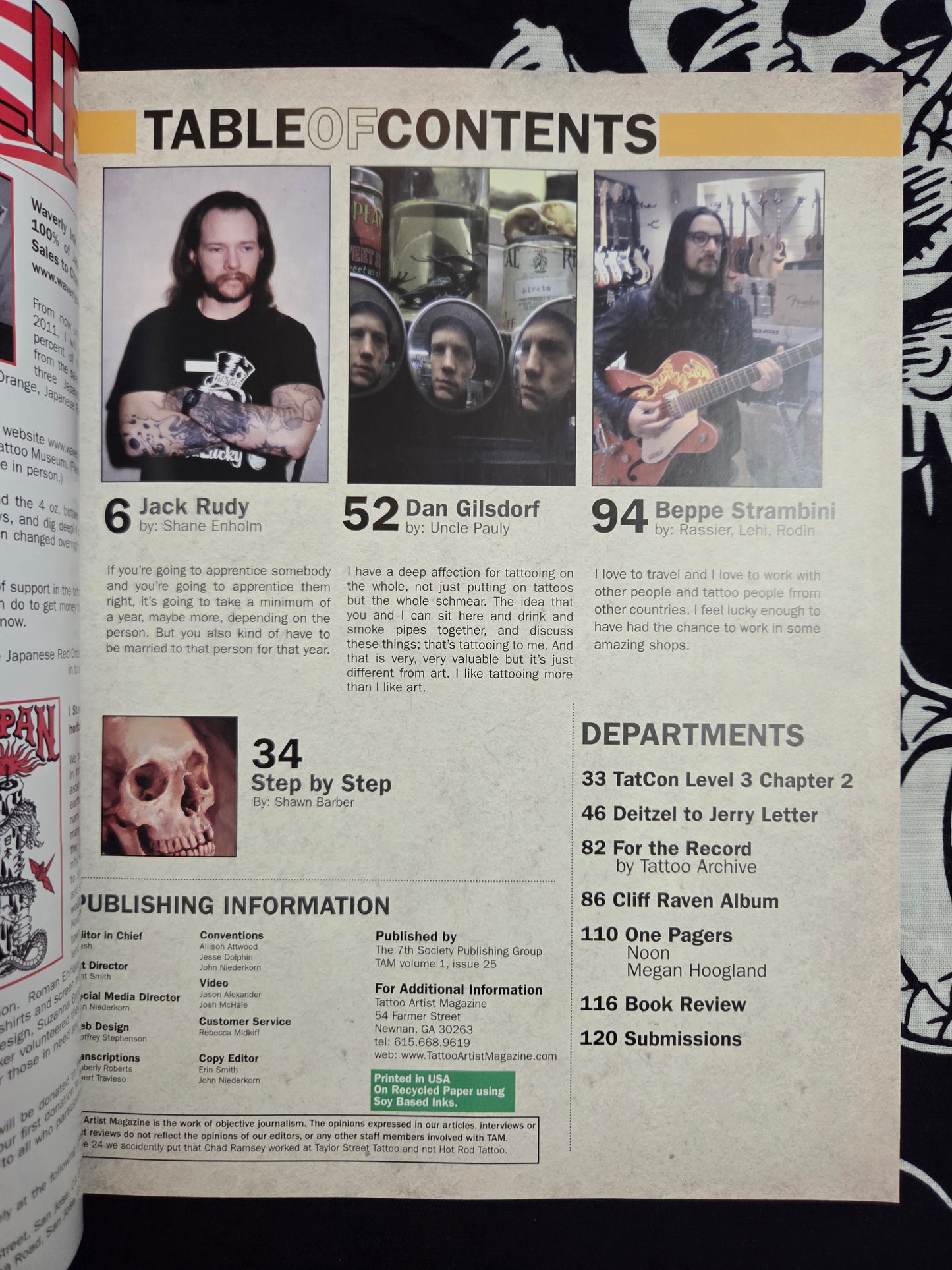Tattoo Artist Magazine #25 (2011)