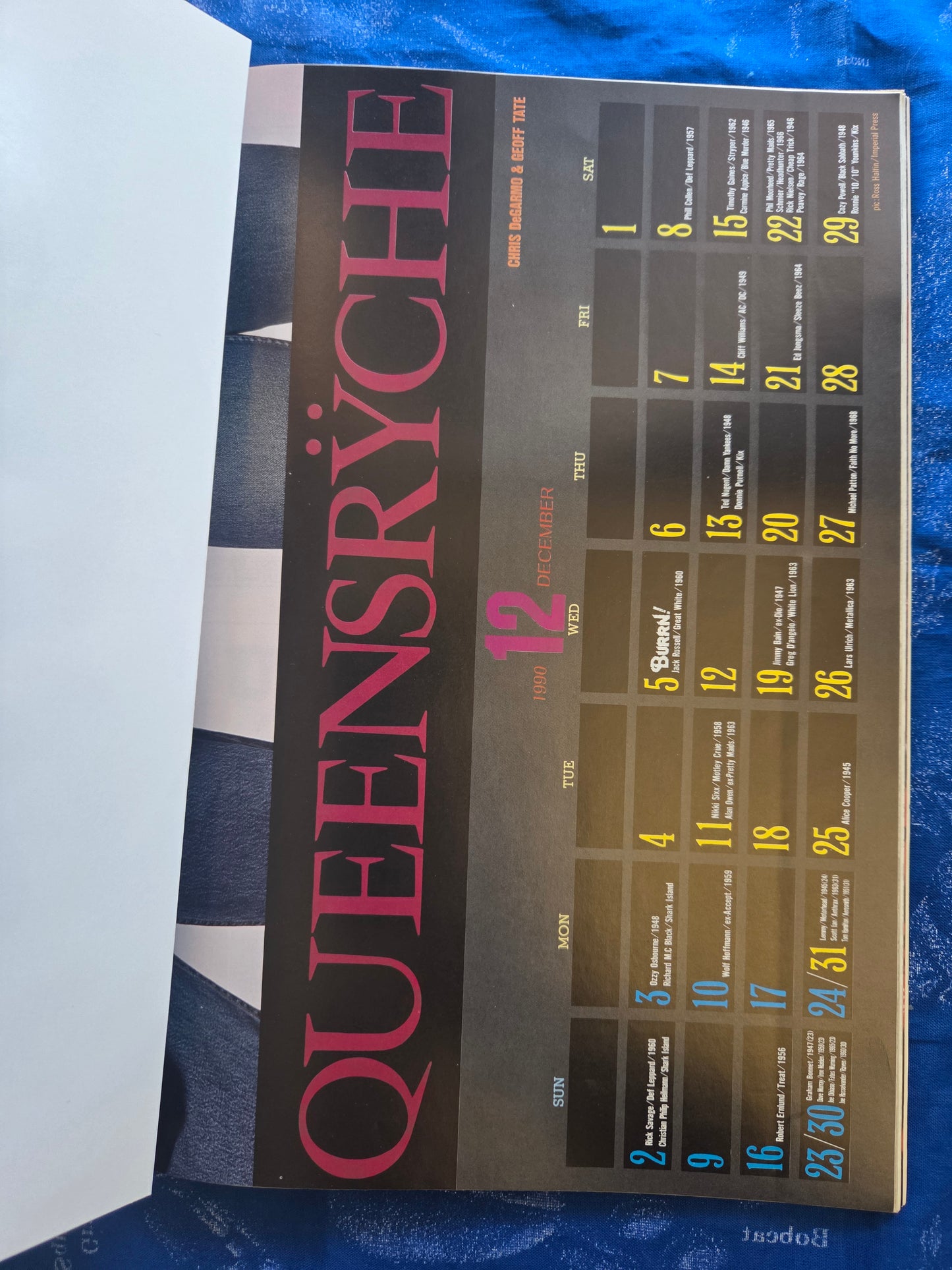 BURRN! Heavy Metal Music Magazine (1990)