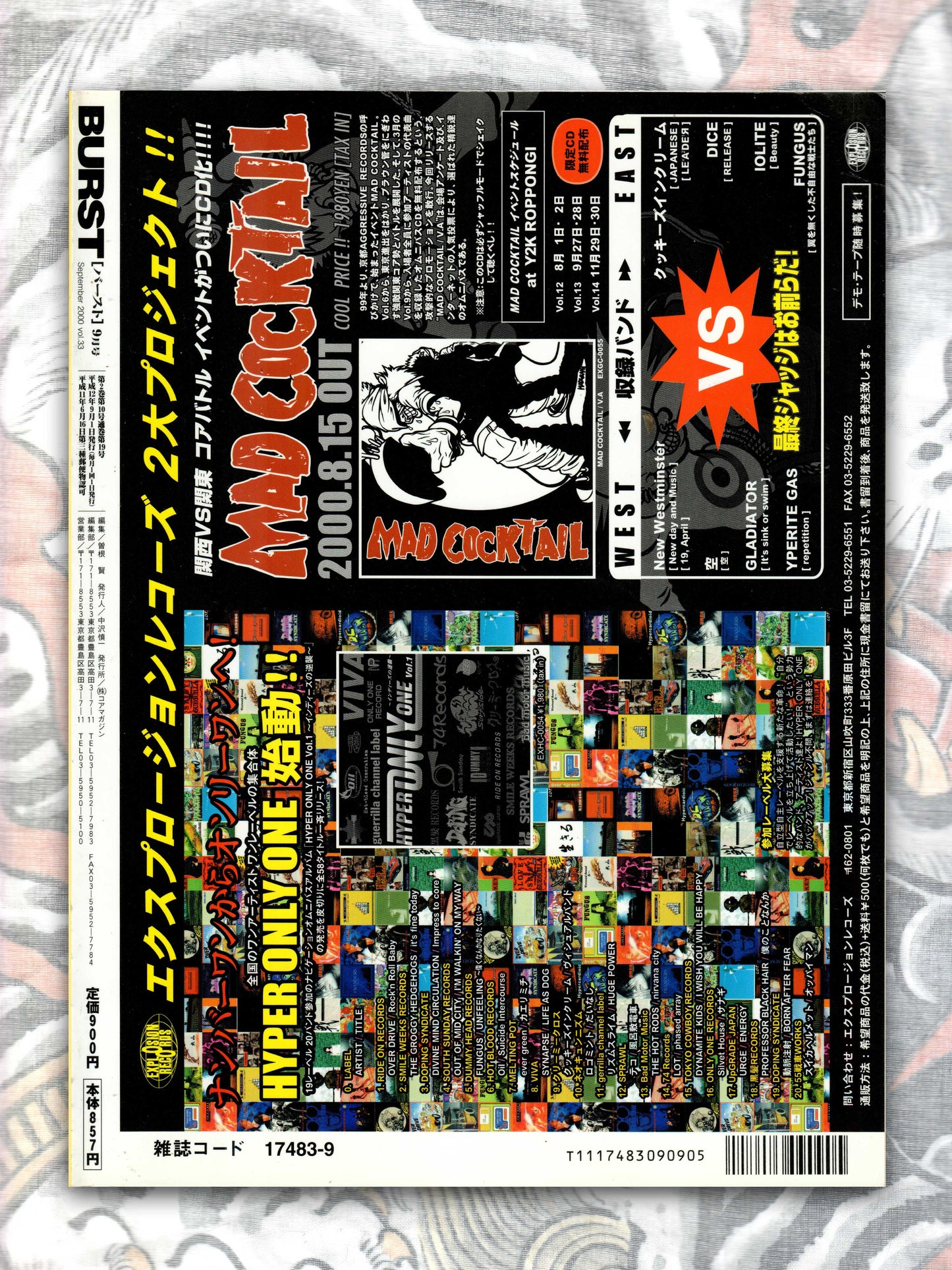 Burst Magazine - Volume 34 - September 2000