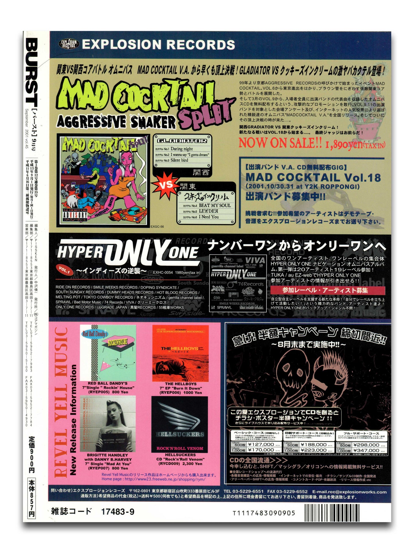 Burst Magazine - September 2001