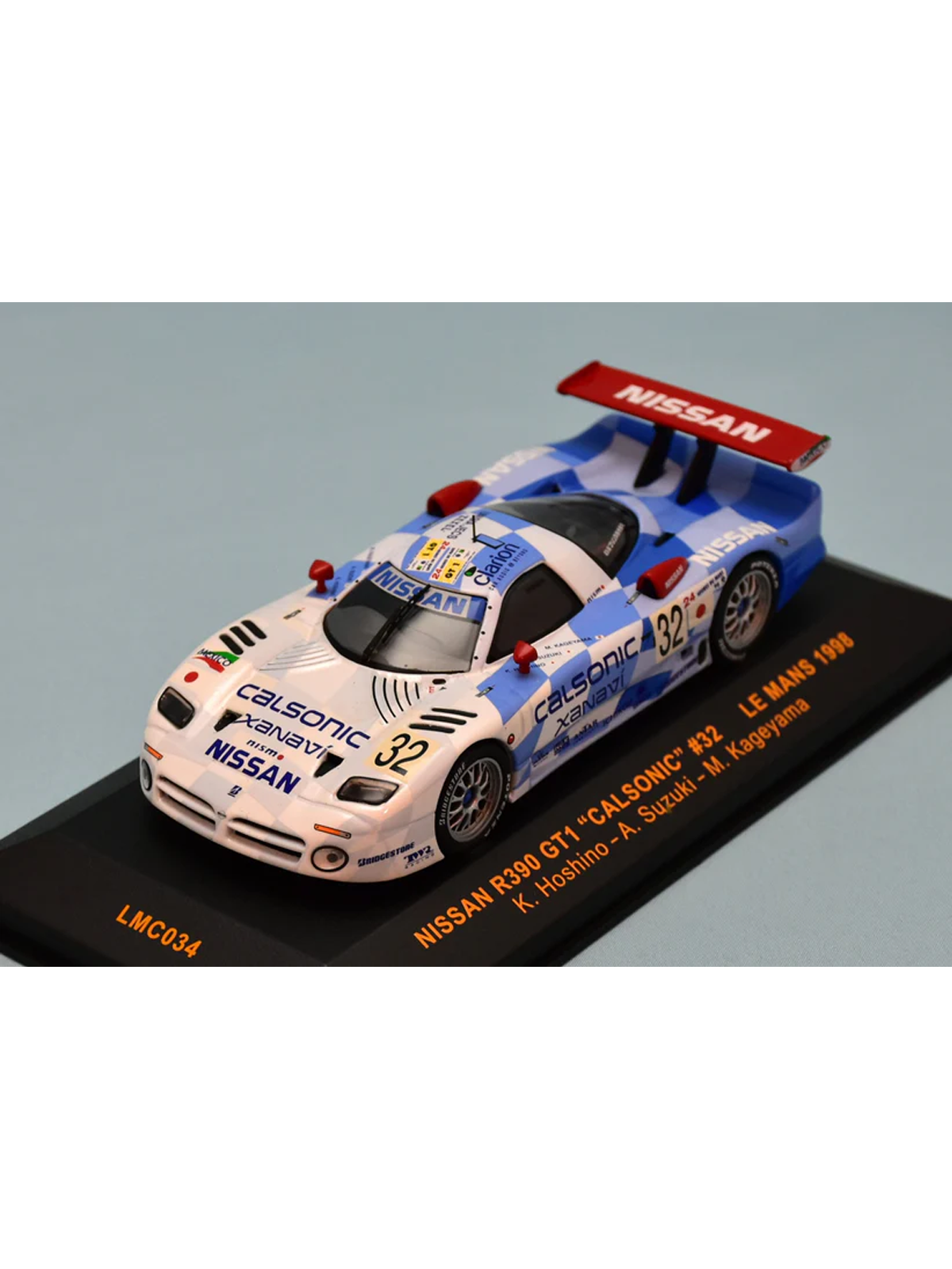 IXO 1/43 Nissan - R390 GTi Calsonic 24h Le Mans 1998 - Hoshino Suzuki Kageyama