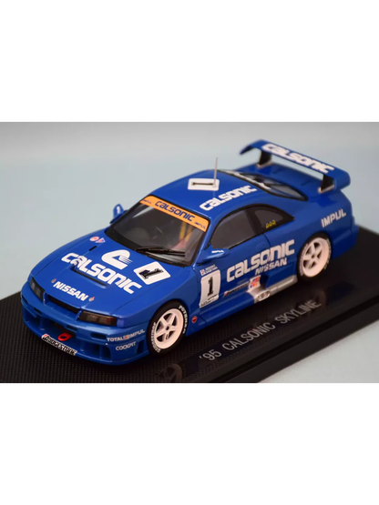 MMP 1/43 EBBRO '95 CALSONIC NISSAN SKYLINE BLUE 361