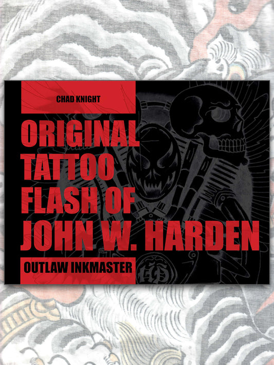 Original Tattoo Flash of John Wesley Harden Outlaw Inkmaster
