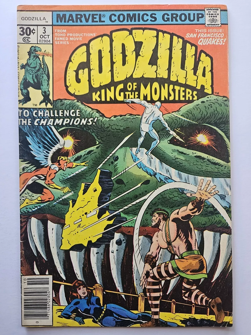 Godzilla King of the Monsters 3 Marvel Comics (1977)