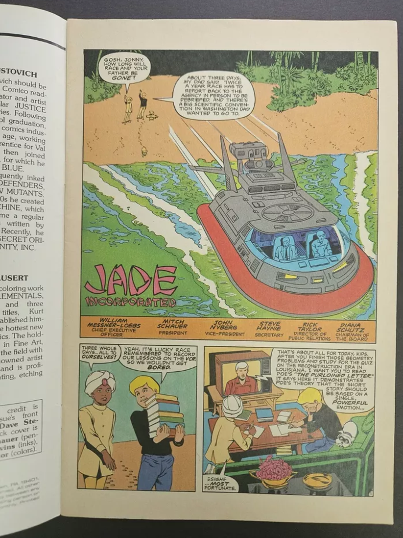 Jonny Quest (1986 Comico) #5